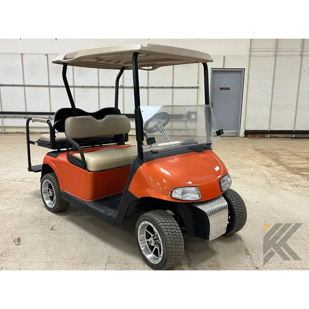 2009 E-Z-GO RXV Orange Gas Golf Cart