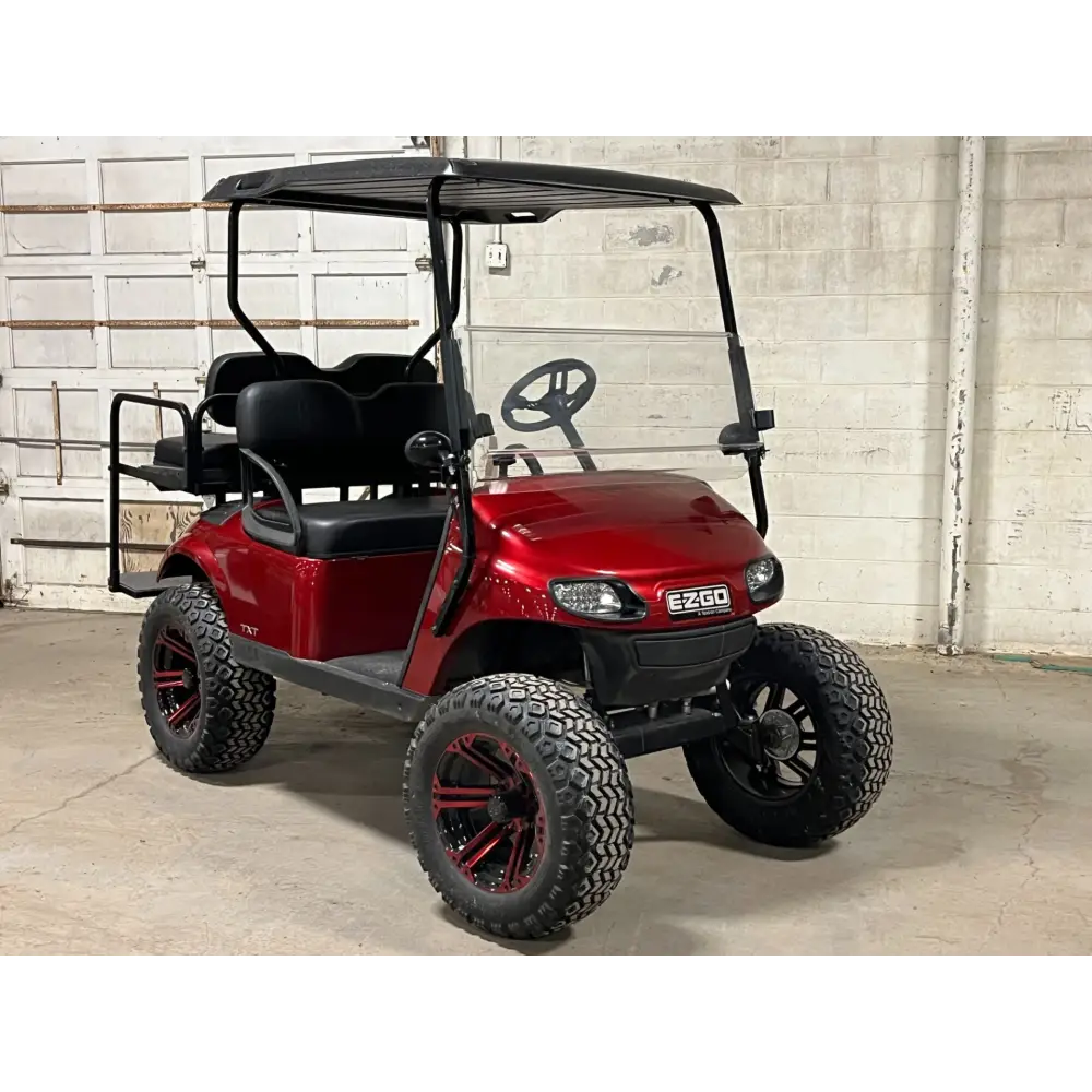 2016 E-Z-GO TXT Inferno Red