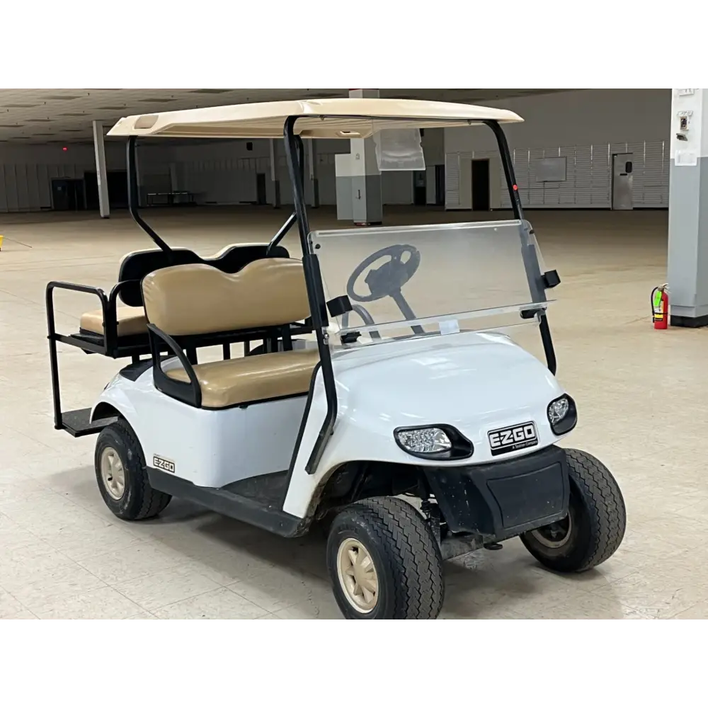 2017 E-Z-GO TXT White Gas Golf Cart